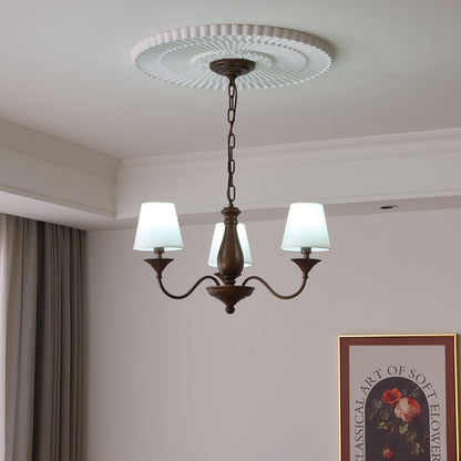 Beatrice Vintage Chandelier - Elegant Design with Crystal Accents