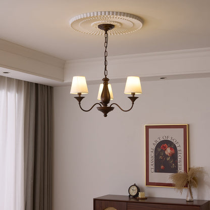 Beatrice Vintage Chandelier - Elegant Design with Crystal Accents