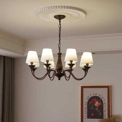 Beatrice Vintage Chandelier - Elegant Design with Crystal Accents