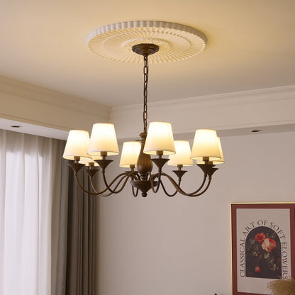 Beatrice Vintage Chandelier - Elegant Design with Crystal Accents
