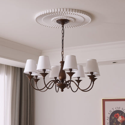 Beatrice Vintage Chandelier - Elegant Design with Crystal Accents