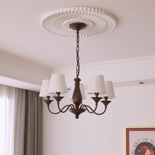 Beatrice Vintage Chandelier - Elegant Design with Crystal Accents