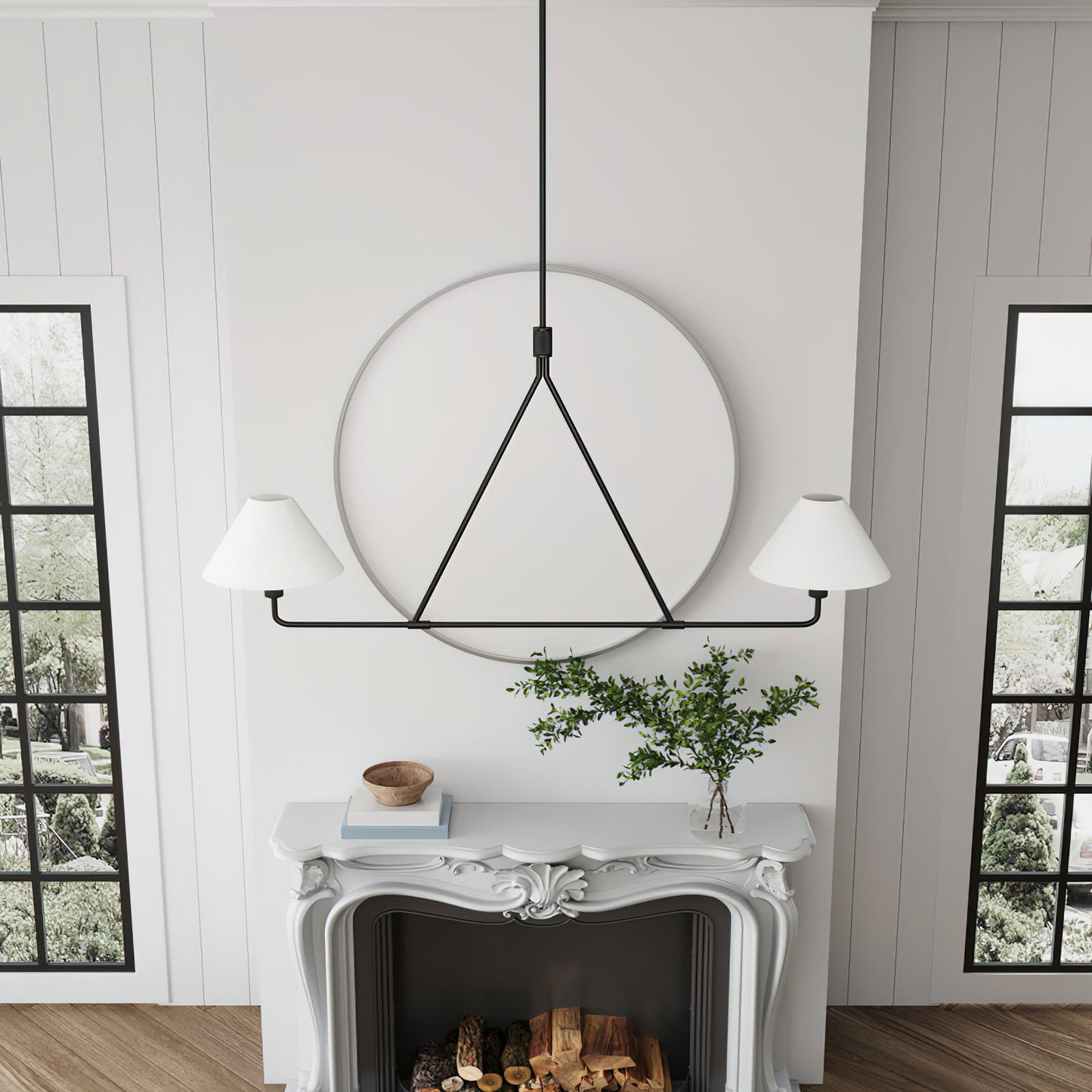 Axis Chandelier - Modern Lighting Fixture with Adjustable Arms & LED B
