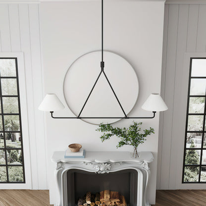 Axis Chandelier - Modern Lighting Fixture with Adjustable Arms & LED B