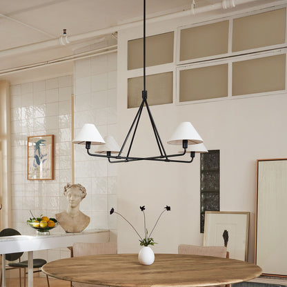 Axis Chandelier - Modern Lighting Fixture with Adjustable Arms & LED B