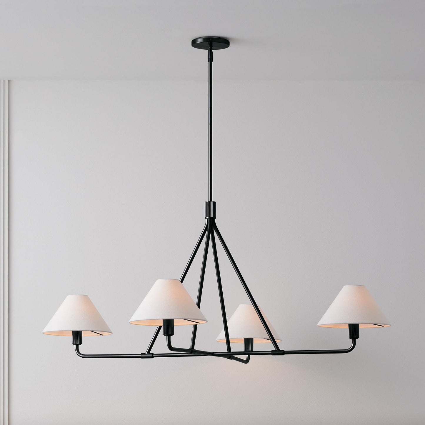 Axis Chandelier - Modern Lighting Fixture with Adjustable Arms & LED B