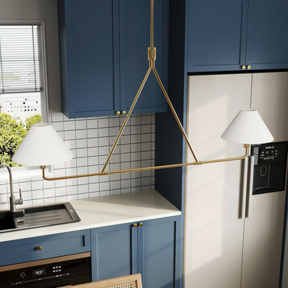 Axis Chandelier - Modern Lighting Fixture with Adjustable Arms & LED B