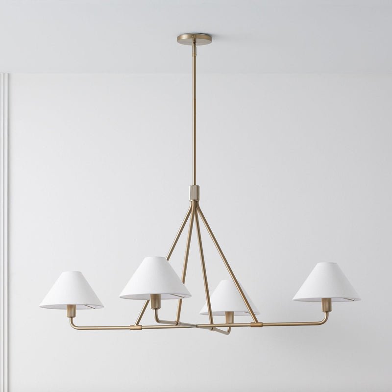 Axis Chandelier - Modern Lighting Fixture with Adjustable Arms & LED B