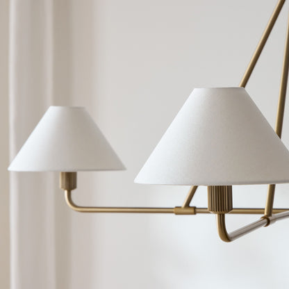 Axis Chandelier - Modern Lighting Fixture with Adjustable Arms & LED B