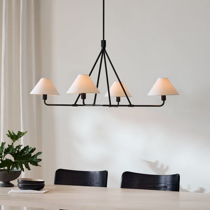Axis Chandelier - Modern Lighting Fixture with Adjustable Arms & LED B