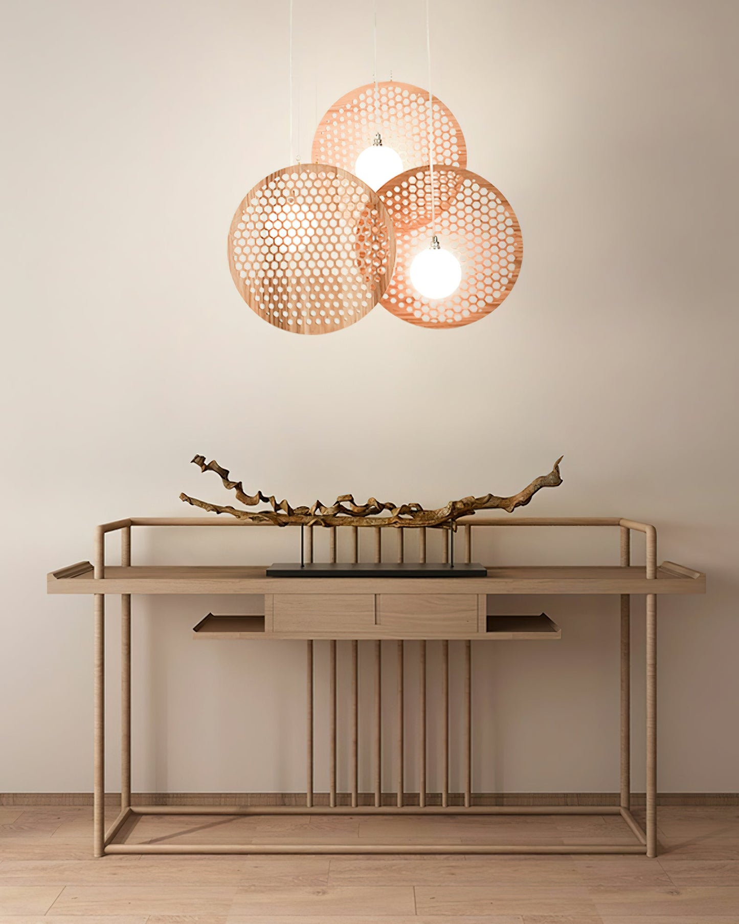 Elegant Bee Plate Chandelier - Adjustable Brightness & Energy Efficien