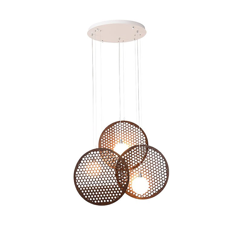 Elegant Bee Plate Chandelier - Adjustable Brightness & Energy Efficien