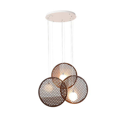 Elegant Bee Plate Chandelier - Adjustable Brightness & Energy Efficien
