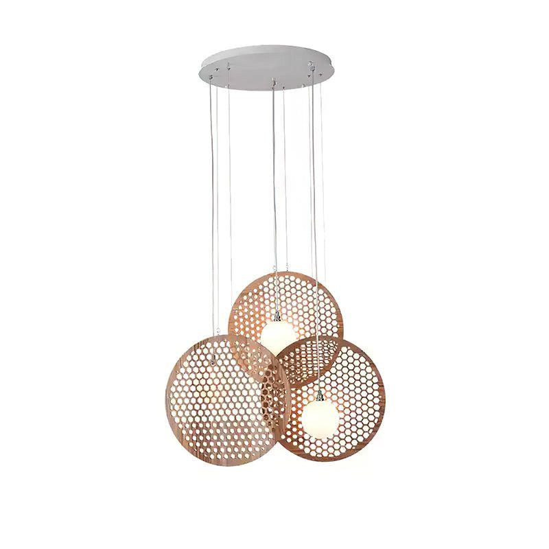 Elegant Bee Plate Chandelier - Adjustable Brightness & Energy Efficien
