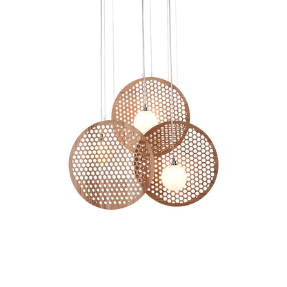 Elegant Bee Plate Chandelier - Adjustable Brightness & Energy Efficien