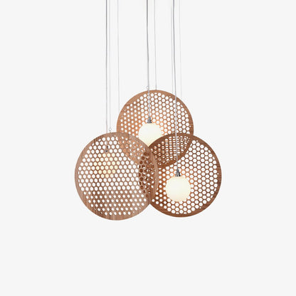 Elegant Bee Plate Chandelier - Adjustable Brightness & Energy Efficien