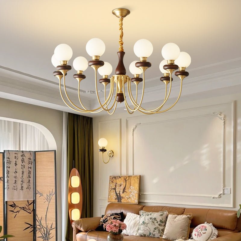 Bellagio Arc Chandelier - Elegant Design with Adjustable Height & LED