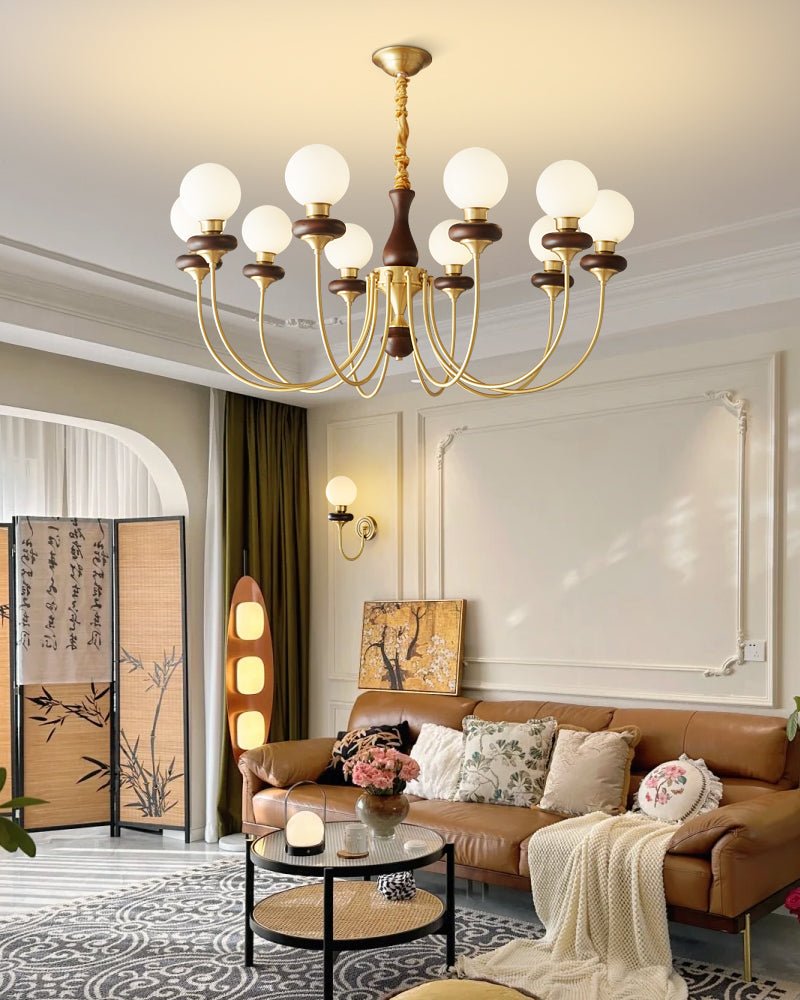 Bellagio Arc Chandelier - Elegant Design with Adjustable Height & LED