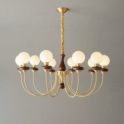 Bellagio Arc Chandelier - Elegant Design with Adjustable Height & LED