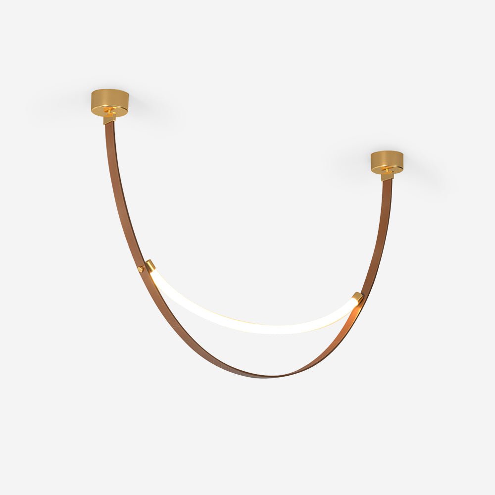 Belt Pendant Lamp - Adjustable Height, Energy-Efficient LED Lighting