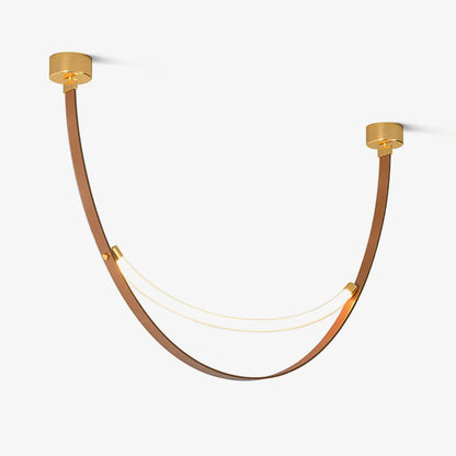 Belt Pendant Lamp - Adjustable Height, Energy-Efficient LED Lighting