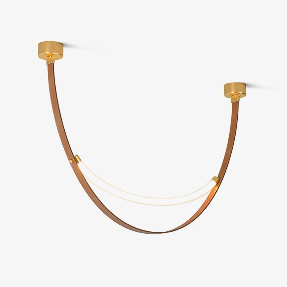 Belt Pendant Lamp - Adjustable Height, Energy-Efficient LED Lighting