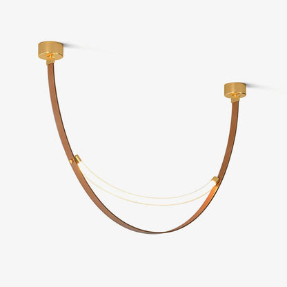 Belt Pendant Lamp - Adjustable Height, Energy-Efficient LED Lighting