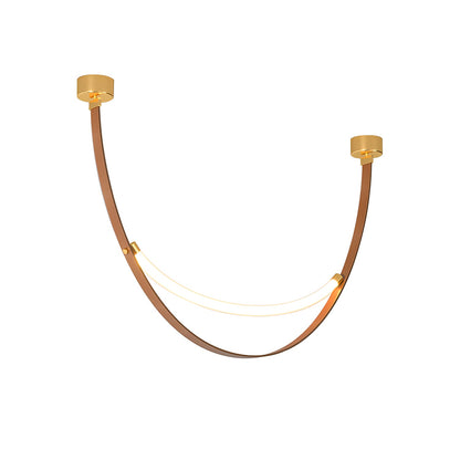 Belt Pendant Lamp - Adjustable Height, Energy-Efficient LED Lighting