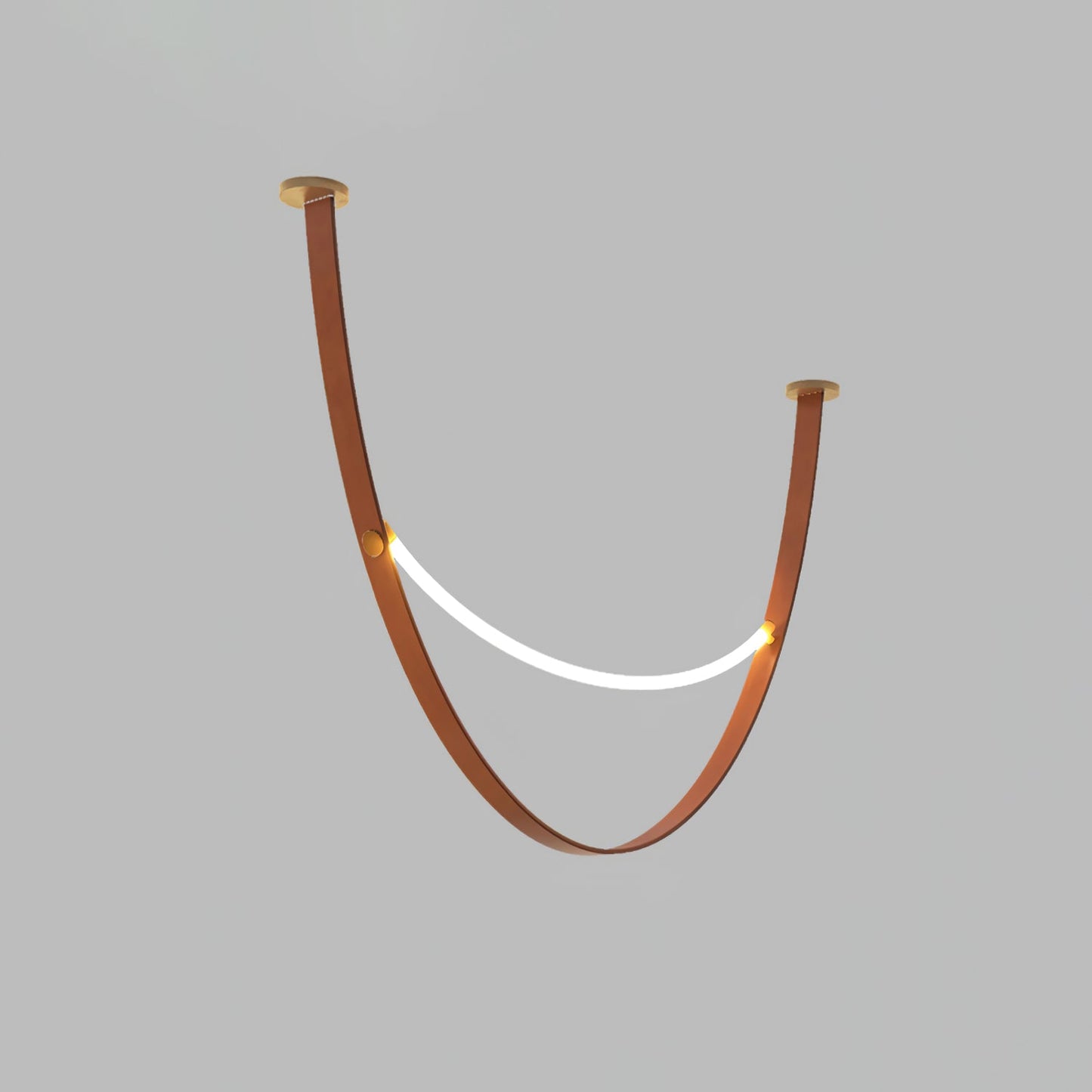 Belt Pendant Lamp - Adjustable Height, Energy-Efficient LED Lighting