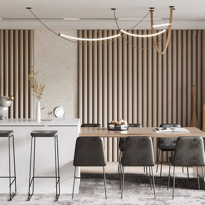 Belt Pendant Lamp - Adjustable Height, Energy-Efficient LED Lighting