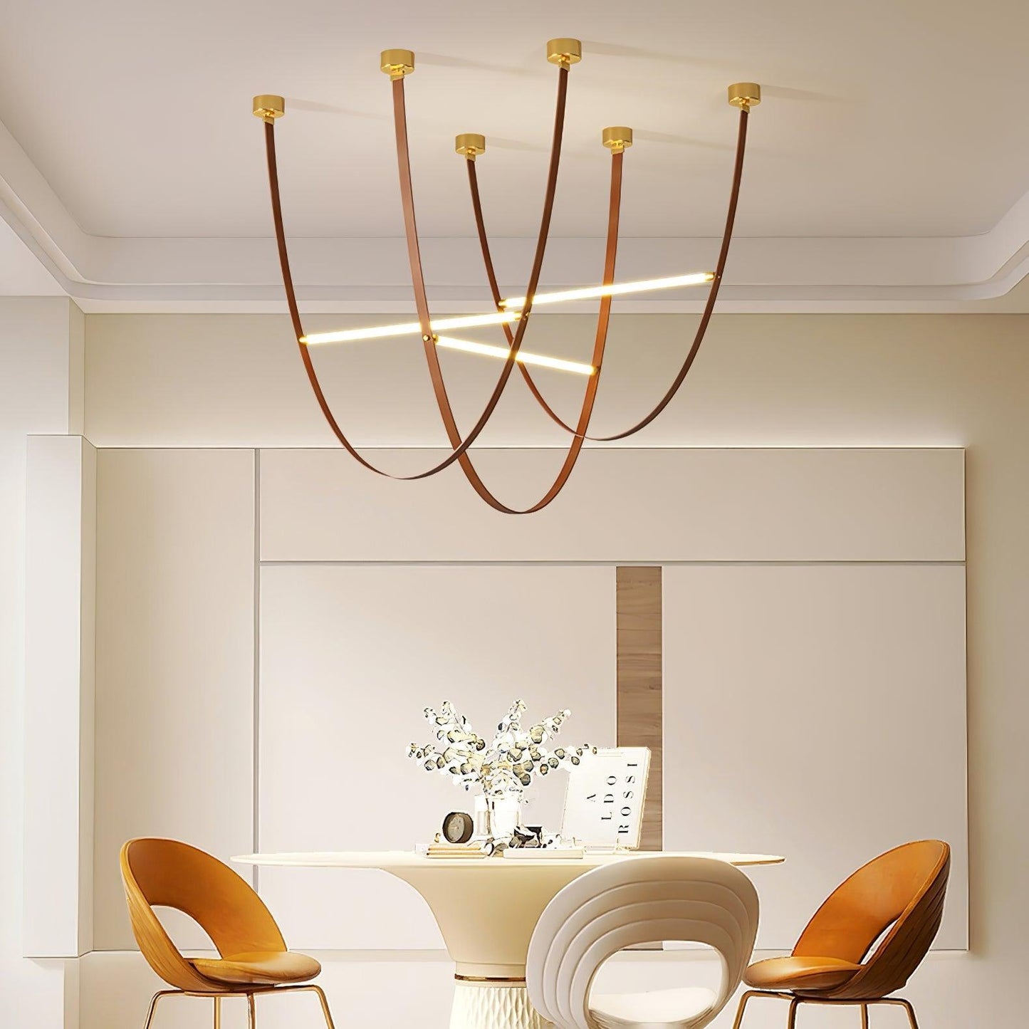Tracer Belt Pendant Lamp - Adjustable Height, Energy-Efficient LED