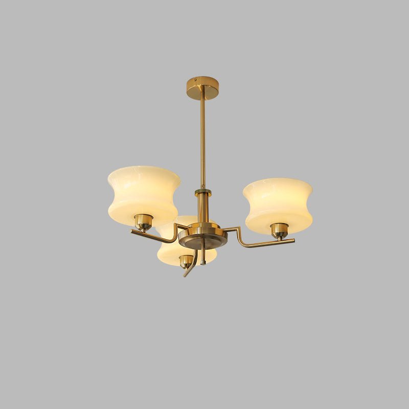 Elegant Crystal Chandelier with Adjustable Height and LED Compatibilit