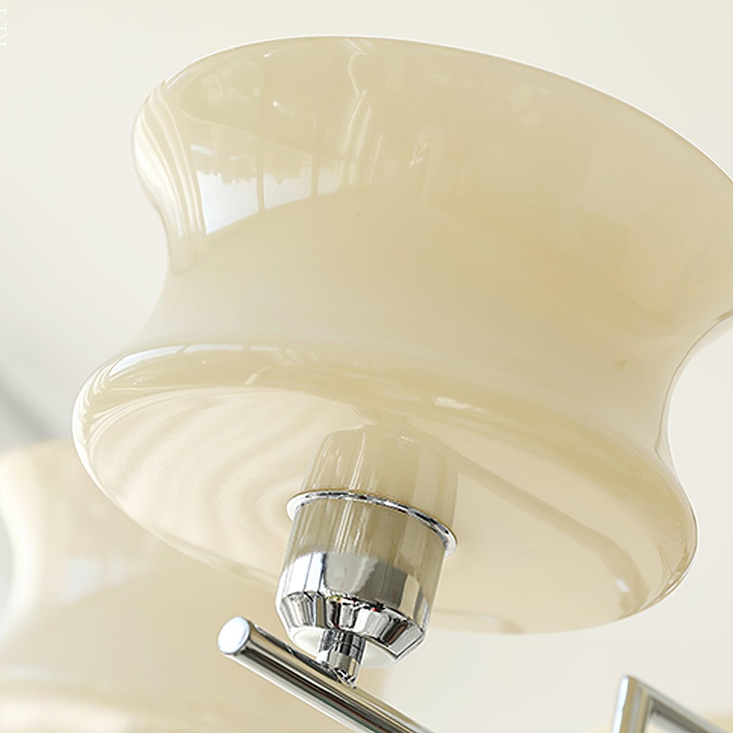 Elegant Crystal Chandelier with Adjustable Height and LED Compatibilit
