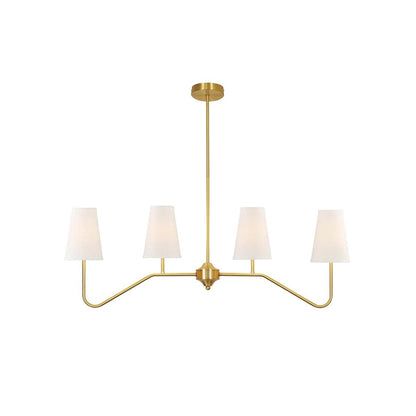 Granteau Modern Chandelier with Adjustable Height and Crystal Accents