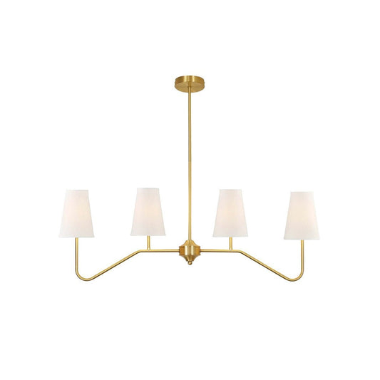 Granteau Modern Chandelier with Adjustable Height and Crystal Accents