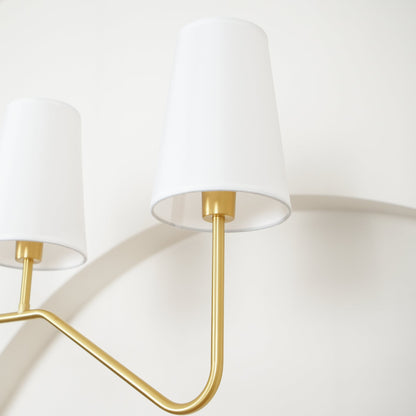 Granteau Modern Chandelier with Adjustable Height and Crystal Accents