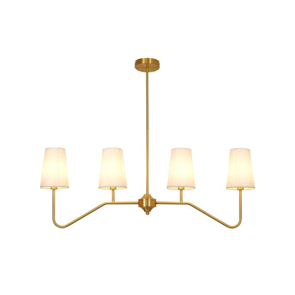 Granteau Modern Chandelier with Adjustable Height and Crystal Accents