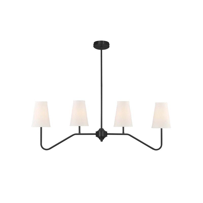Granteau Modern Chandelier with Adjustable Height and Crystal Accents