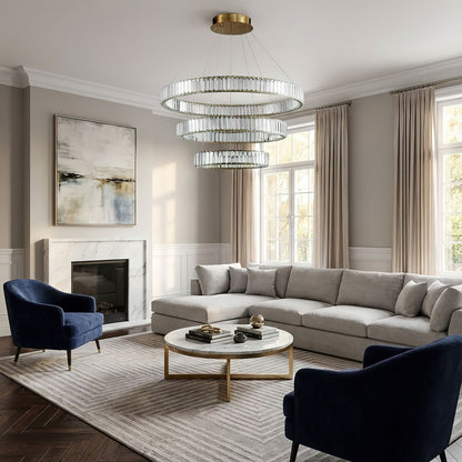 Bertolda Modern Chandeliers - Adjustable Height, Energy Efficient Ligh