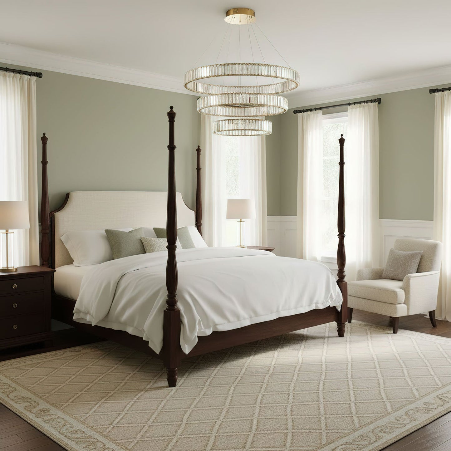 Bertolda Modern Chandeliers - Adjustable Height, Energy Efficient Ligh