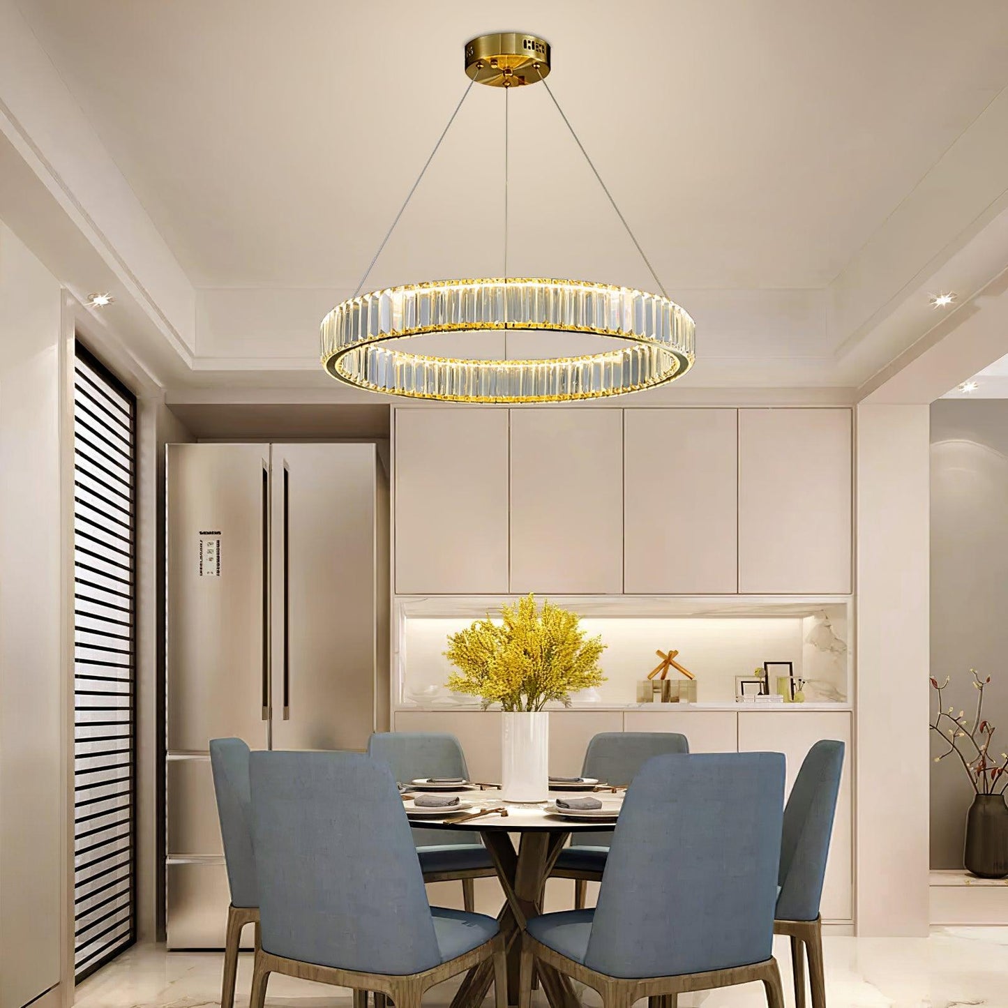 Bertolda Modern Chandeliers - Adjustable Height, Energy Efficient Ligh
