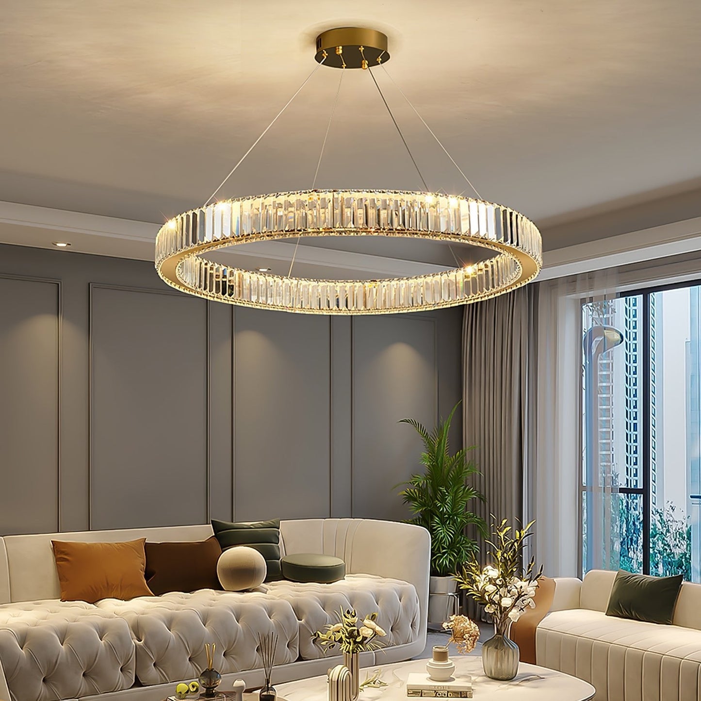 Bertolda Modern Chandeliers - Adjustable Height, Energy Efficient Ligh