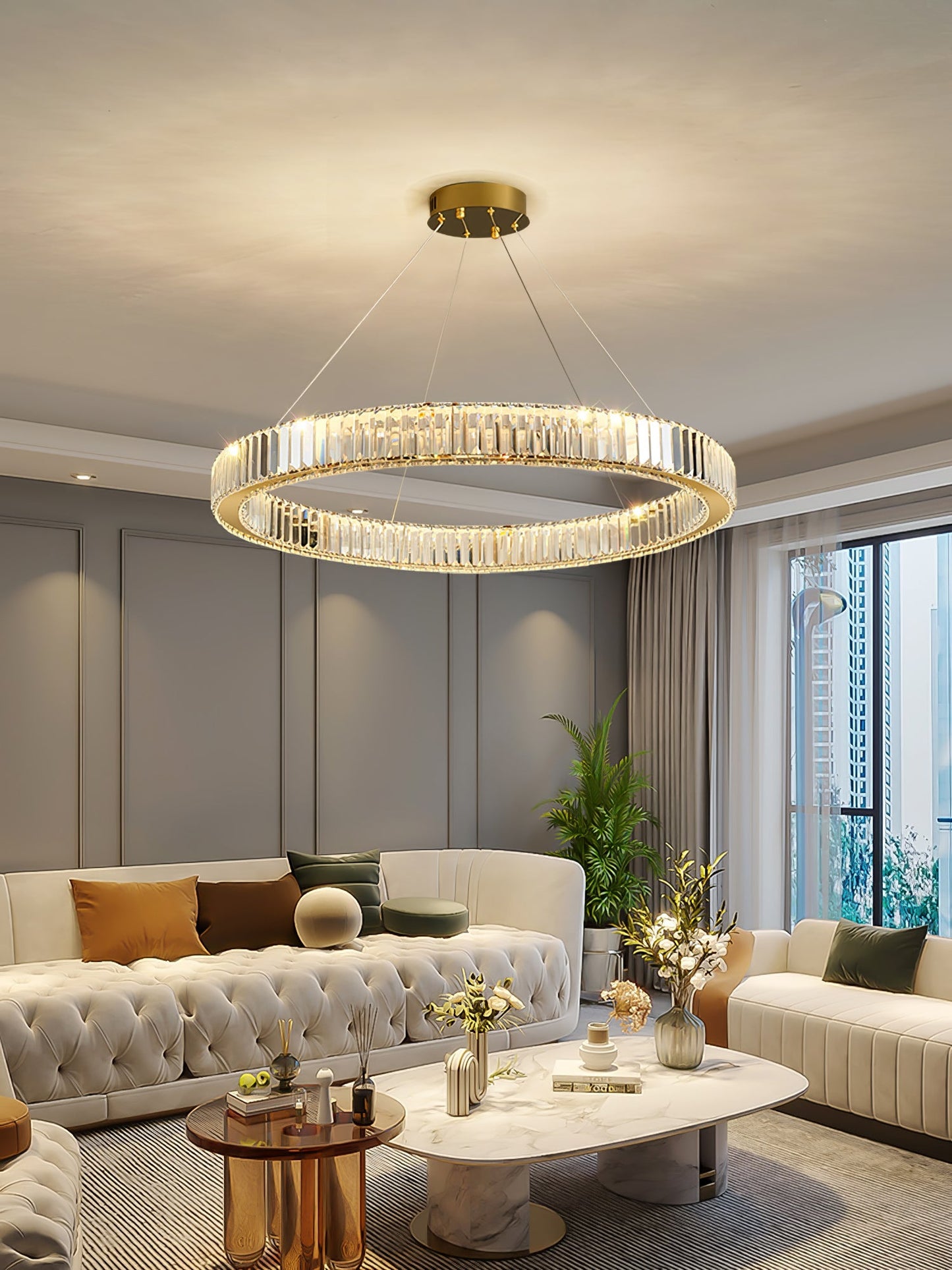 Bertolda Modern Chandeliers - Adjustable Height, Energy Efficient Ligh