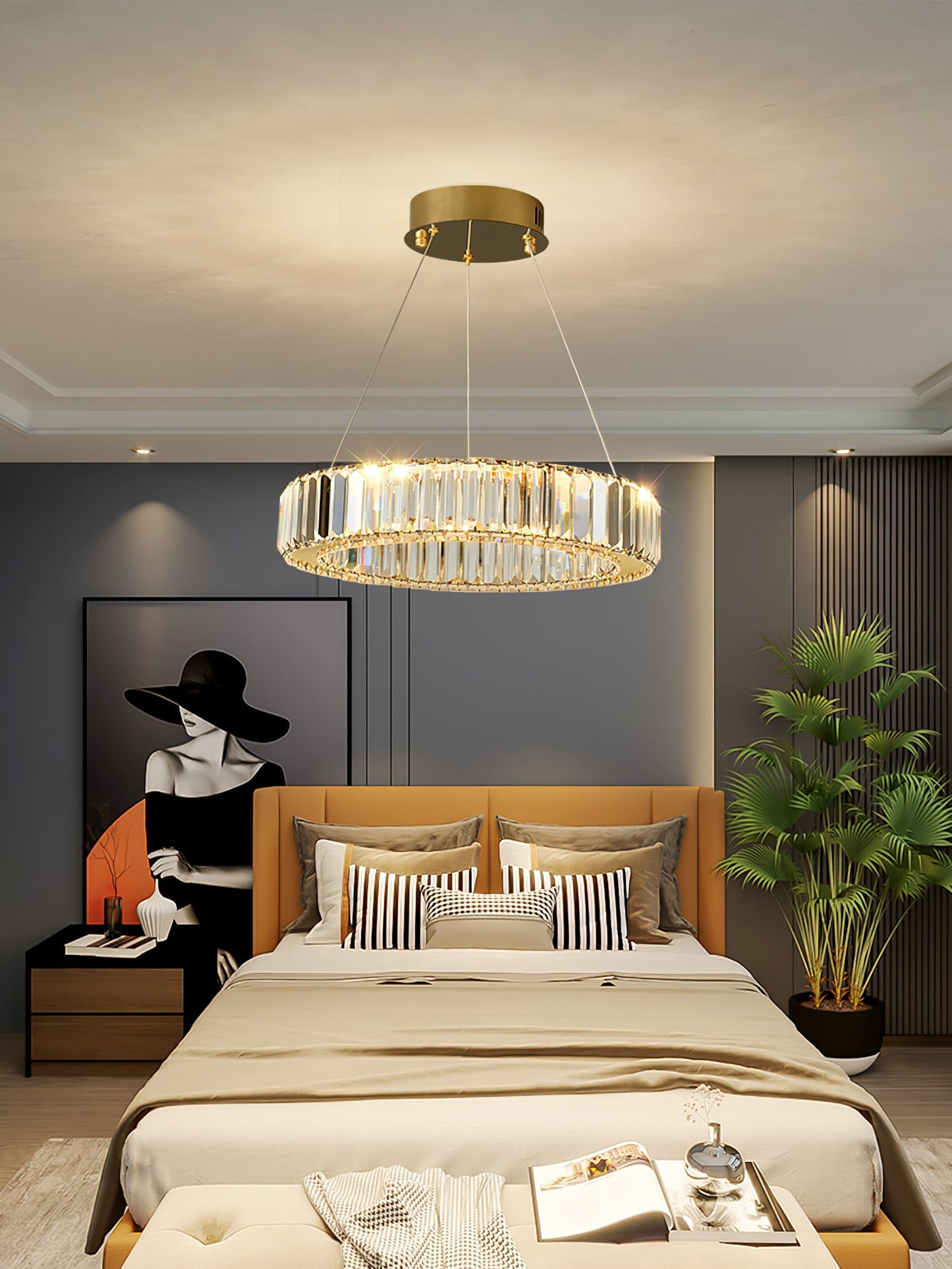 Bertolda Modern Chandeliers - Adjustable Height, Energy Efficient Ligh