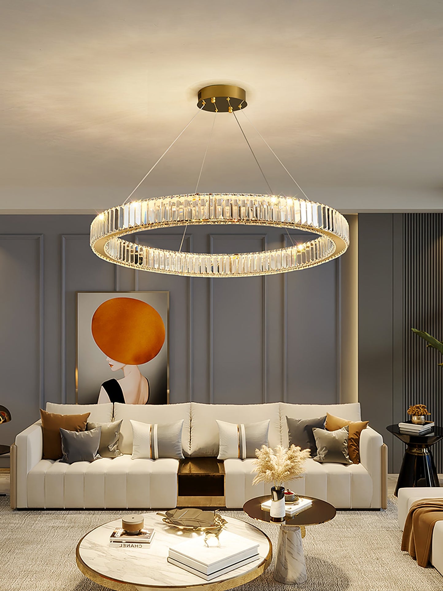 Bertolda Modern Chandeliers - Adjustable Height, Energy Efficient Ligh