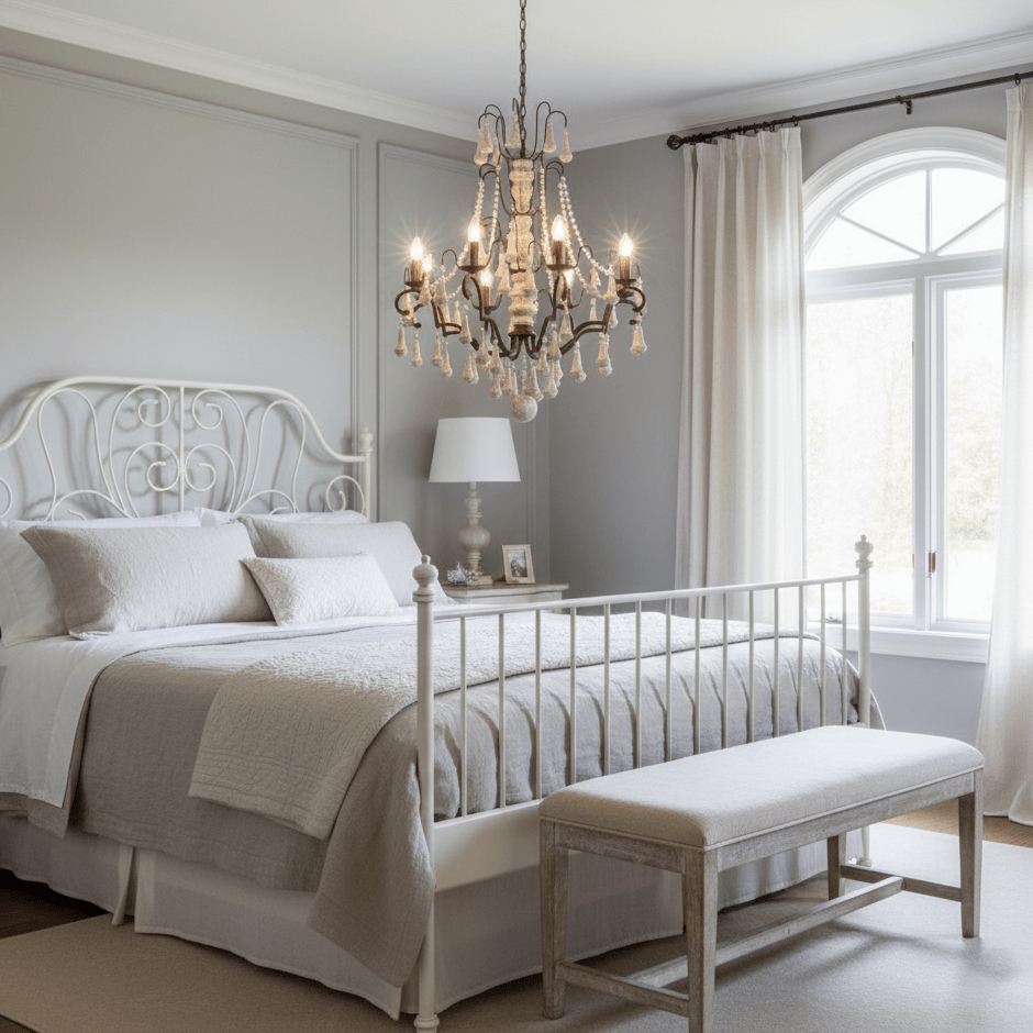 Bessie Chandelier - Elegant Crystal Design with Adjustable Height