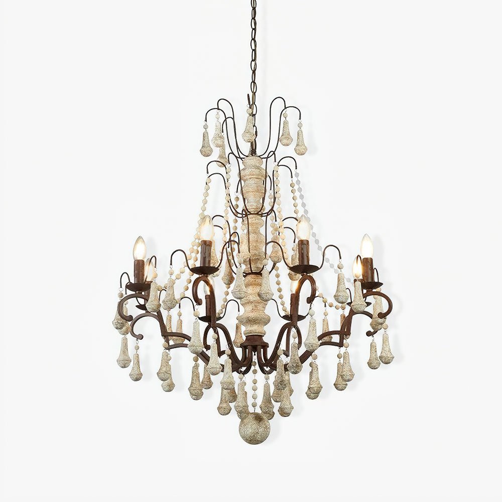Bessie Chandelier - Elegant Crystal Design with Adjustable Height