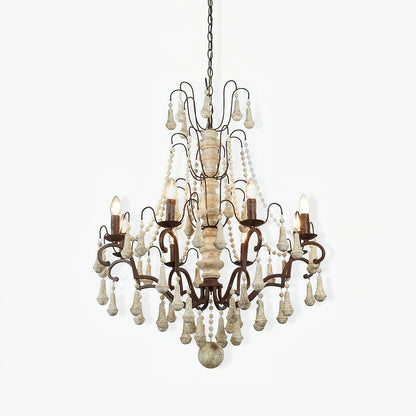 Bessie Chandelier - Elegant Crystal Design with Adjustable Height