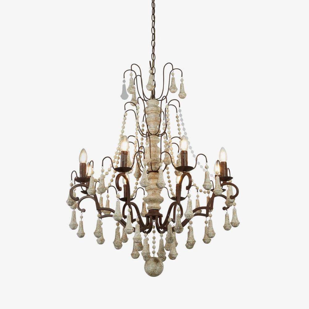Bessie Chandelier - Elegant Crystal Design with Adjustable Height