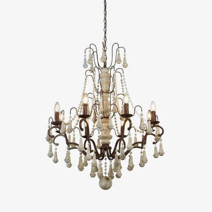 Bessie Chandelier - Elegant Crystal Design with Adjustable Height